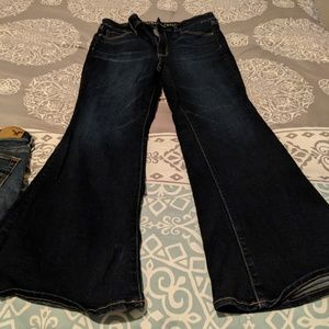 AE High Rise Flare Jeans